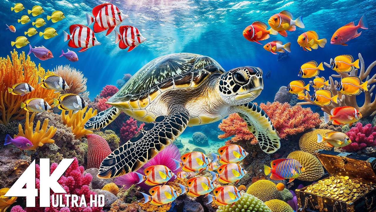 Dive Into the Mesmerizing Underwater Realm - Marvel at Sea Animal in The Best 4K UHD Aquarium #13