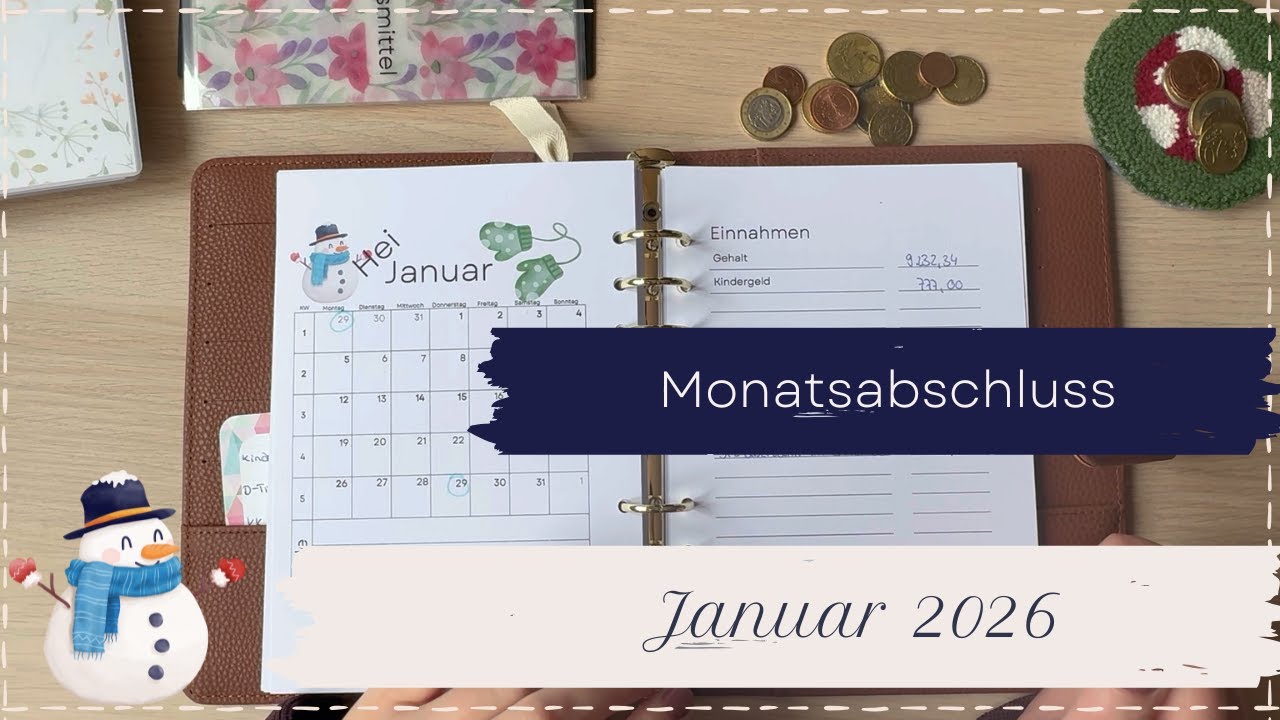 Der Monat ging wild zu Ende - Monatsabschluss Januar 2026 - Familienbudget für 5