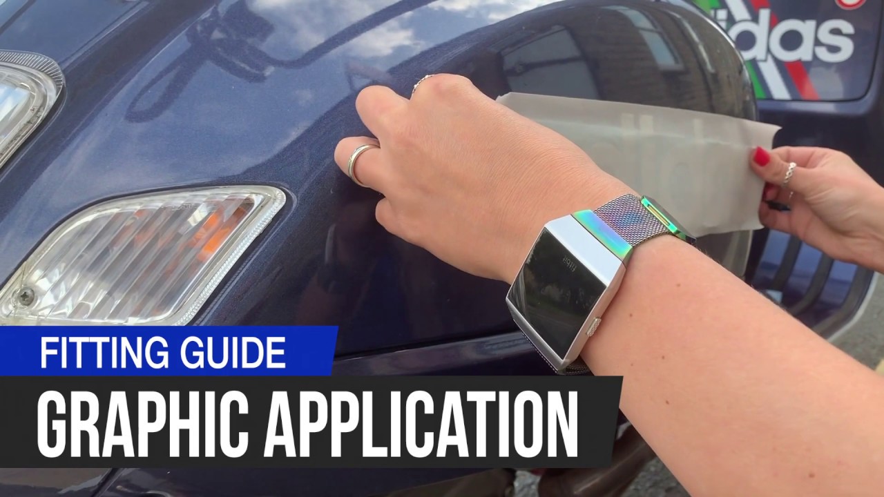Vinyl Graphic Application Fitting Demonstration