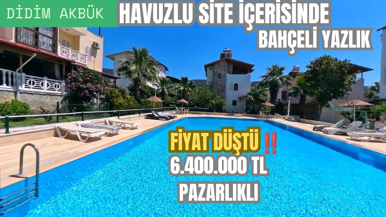 ACİL SATILIK Bahçeli Yazlık #türkiye #didim #kuşadası #muğla #satılık #villa #villaturu #evturu 