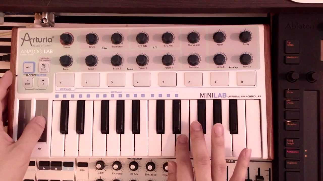 Arturia MiniLab Demo by tama rhodes