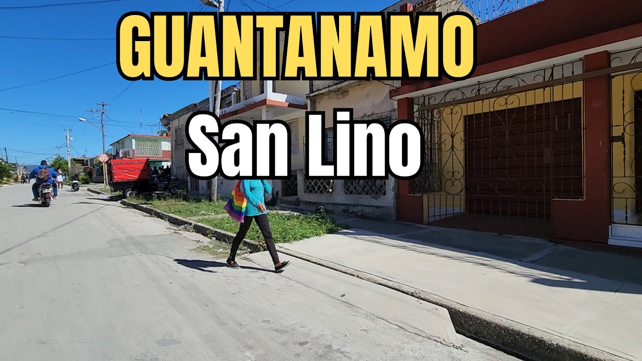 Cuba Virtual Walk.  San Lindo From Avenida to Paseo (Guantánamo City)