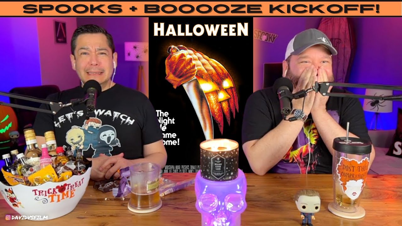 Halloween (1978) His First Time Watching *PLUS* SPOOKS + BOOOOZE Series Kickoff! | Movie REACTION
