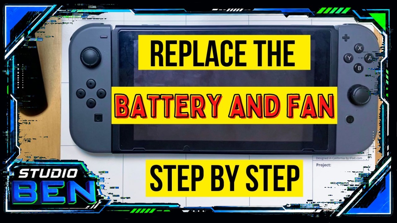 Nintendo Switch Battery and Fan Replacement