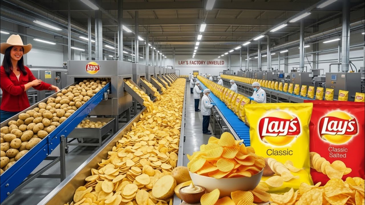 Potato Chips Manufacturing Process | Inside a Modern Snack Factory