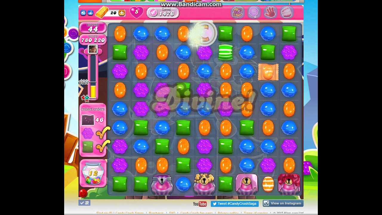 Candy Crush Saga level 1476