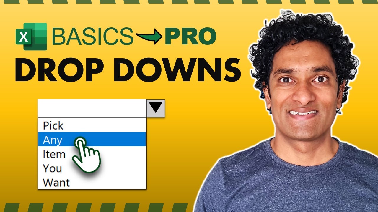 How to create & use Drop Down lists like a PRO - Advanced Excel Tricks