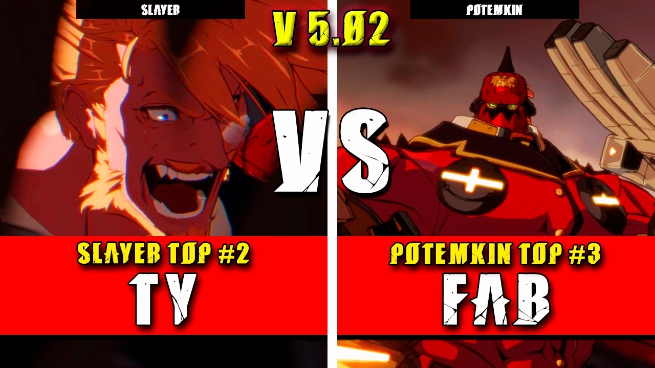 GGST | TY (Slayer) VS FAB (Potemkin) | Guilty Gear Strive High level gameplay