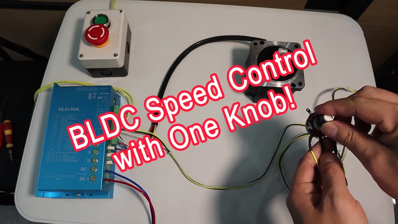 BLDC Motor Speed Control with Potentiometer | Forward & Reverse Setup Included!