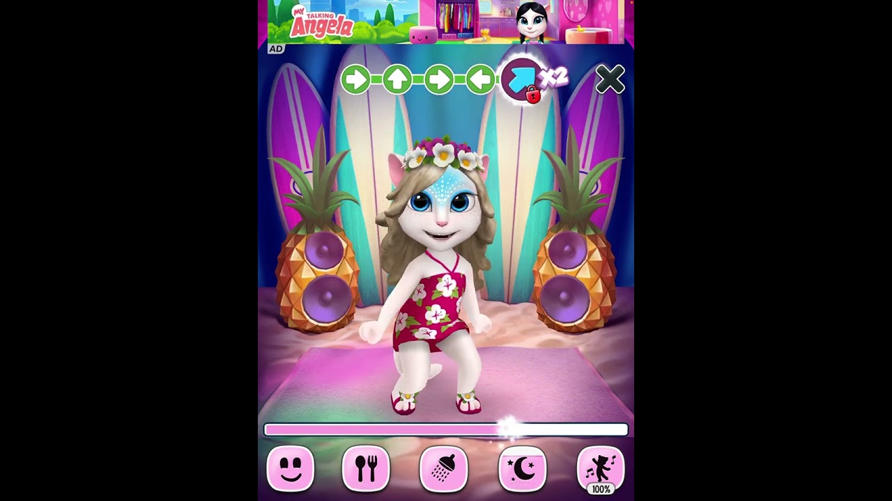 Playing My talking Angela 1!