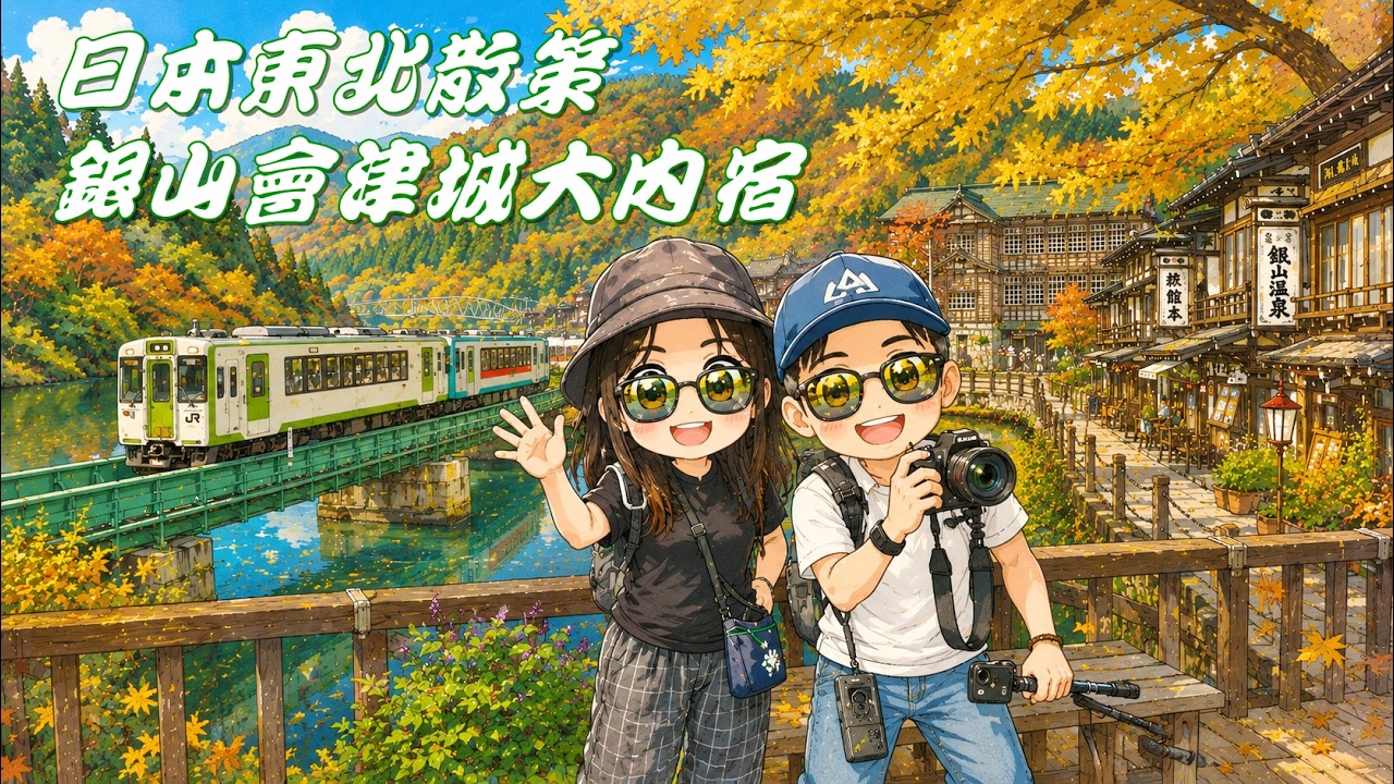 日本東北散策 -尋訪銀山溫泉·感受大正時代的氛圍/秘境只見線·會津鐵道·大內宿·最上川遊船·山寺·季節採果
