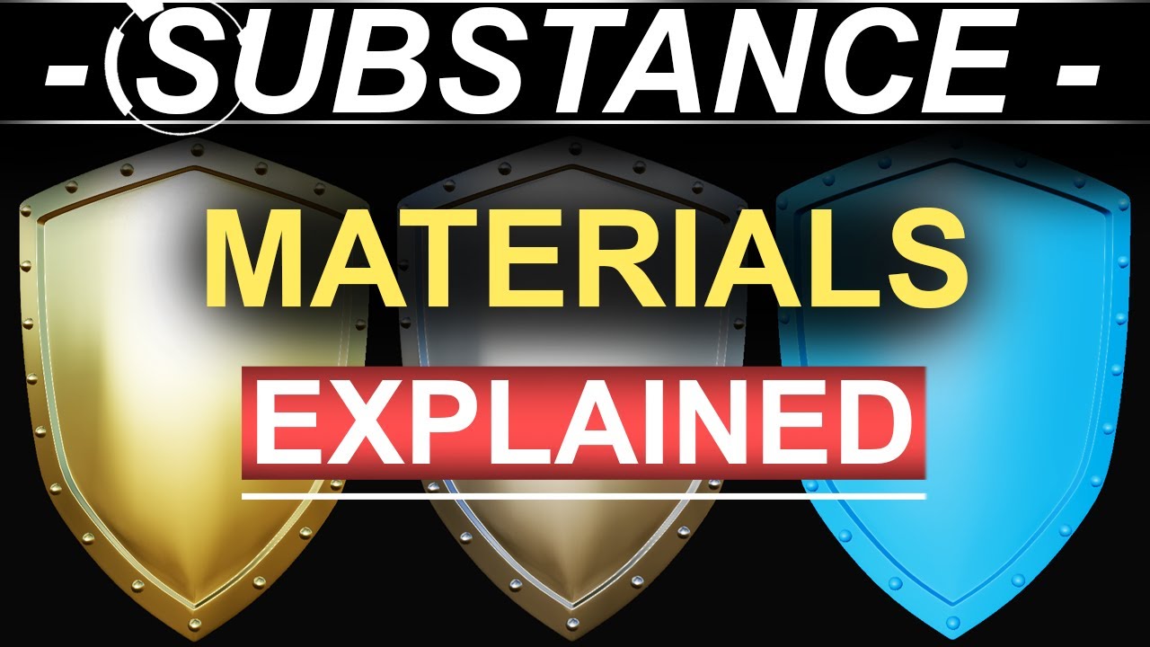Substance Painter - Basic Materials (EXPLAINED)