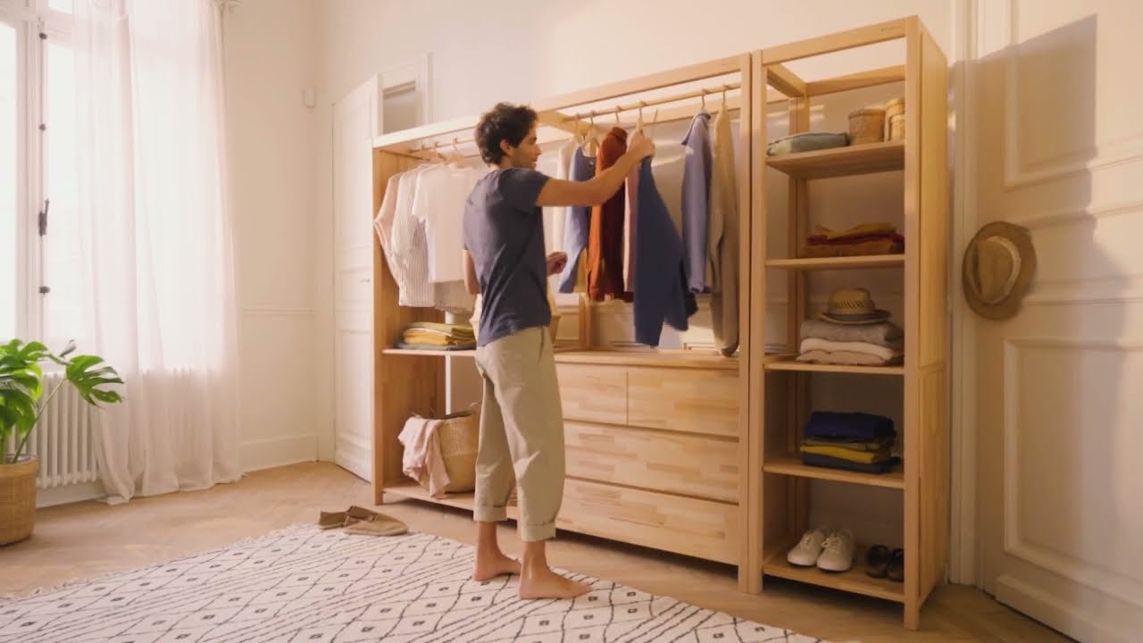 KIPLI - Le dressing modulable en bois massif Kipli 🌿