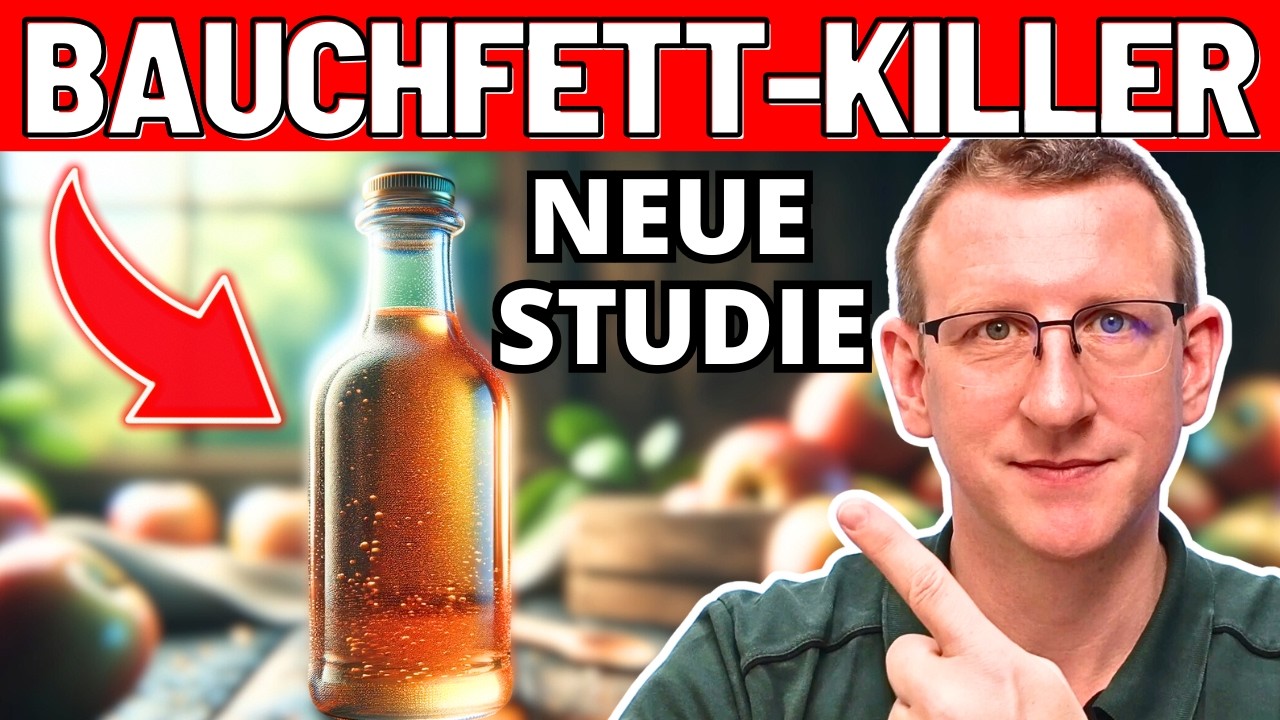 Apfelessig - der einfachste Weg Bauchfett zu verlieren (neue Studie)!