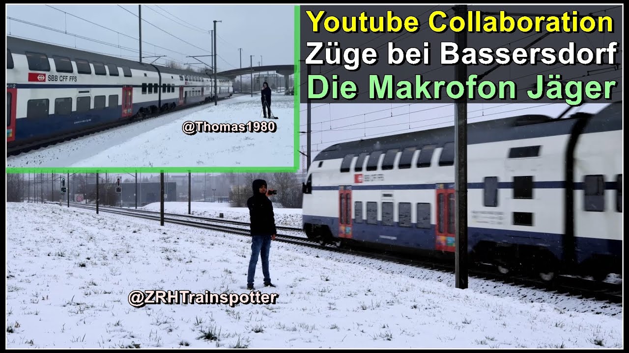 Doppel-Makro-Gänsehaut! 🔊| Eiskalte Zug Jagd in Bassersdorf