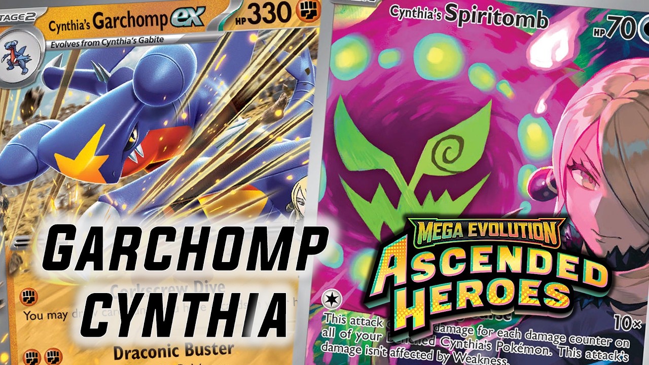 🦈 Garchomp de Cynthia &iexcl;ES SU MOMENTO! - Ascended Heroes / H&eacute;roes Ascendentes