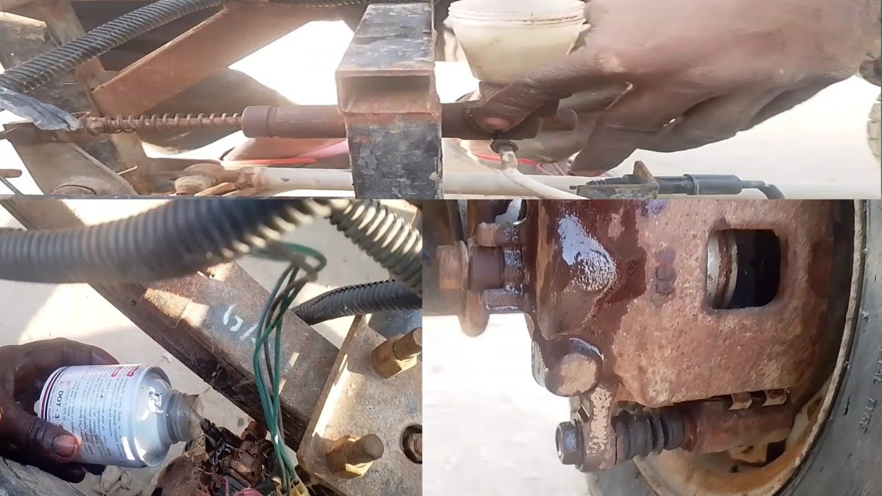 Repairing Pressure Break Rickshaw/100cc 150cc Rickshaw ki Pressure Break Banane ka Trika