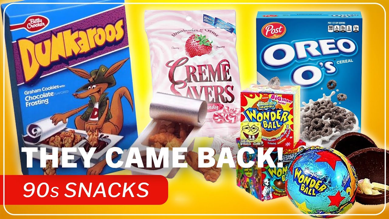 10 Discontinued 1990s Snacks You Didn't Know Came Back!