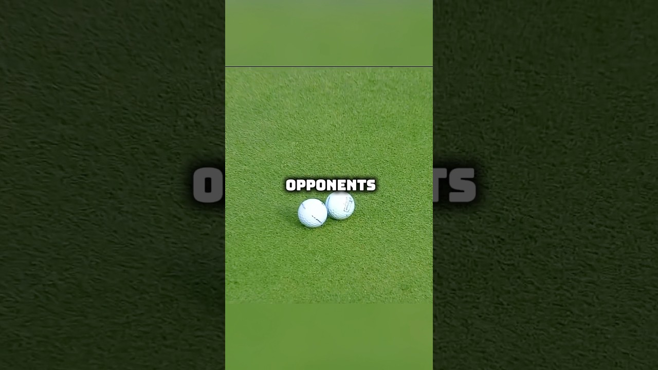 Piłka zatrzymuje się obok przeciwnika!🤯⛳️