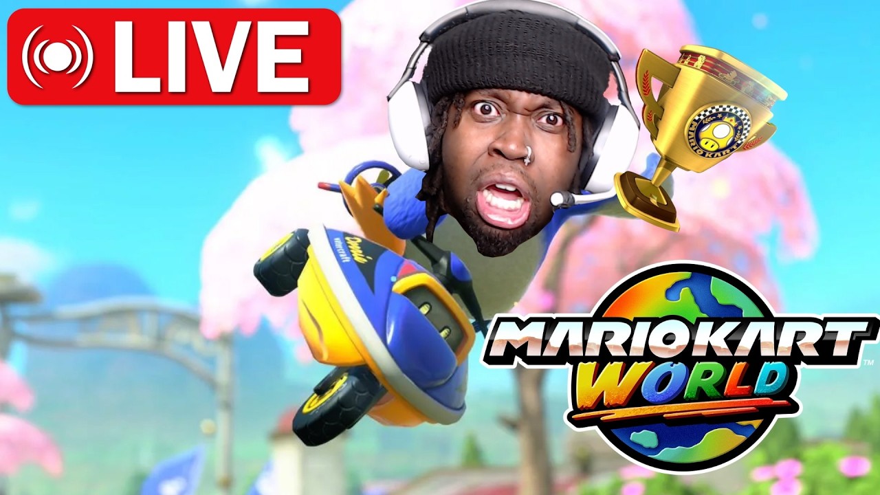 🔴[LIVE] CAN'T GET OFF STREAM UNTIL I WIN A GAME IN MARIO KART WORLD!