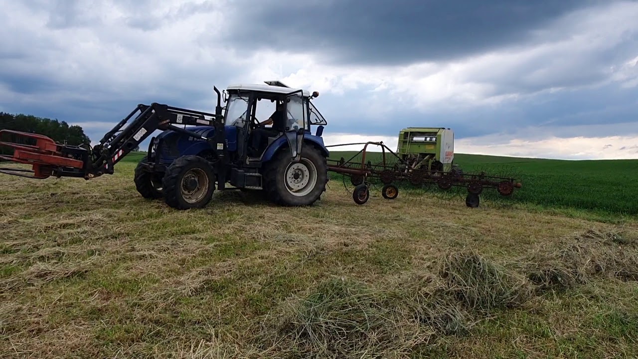 Sianokiszonka Rumienica 2020 (Claas Rollant 46, Farmtrac 685 DT)
