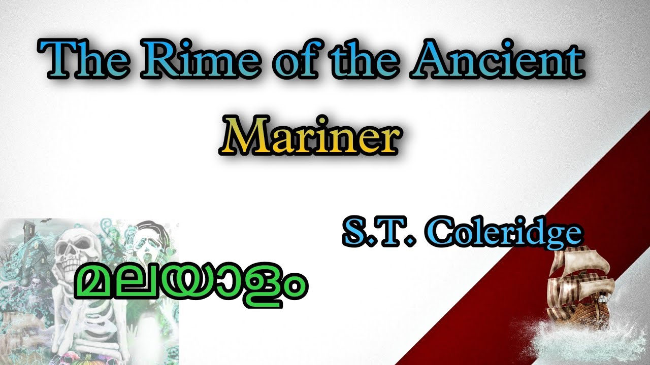The Rime of the Ancient Mariner summary in Malayalam