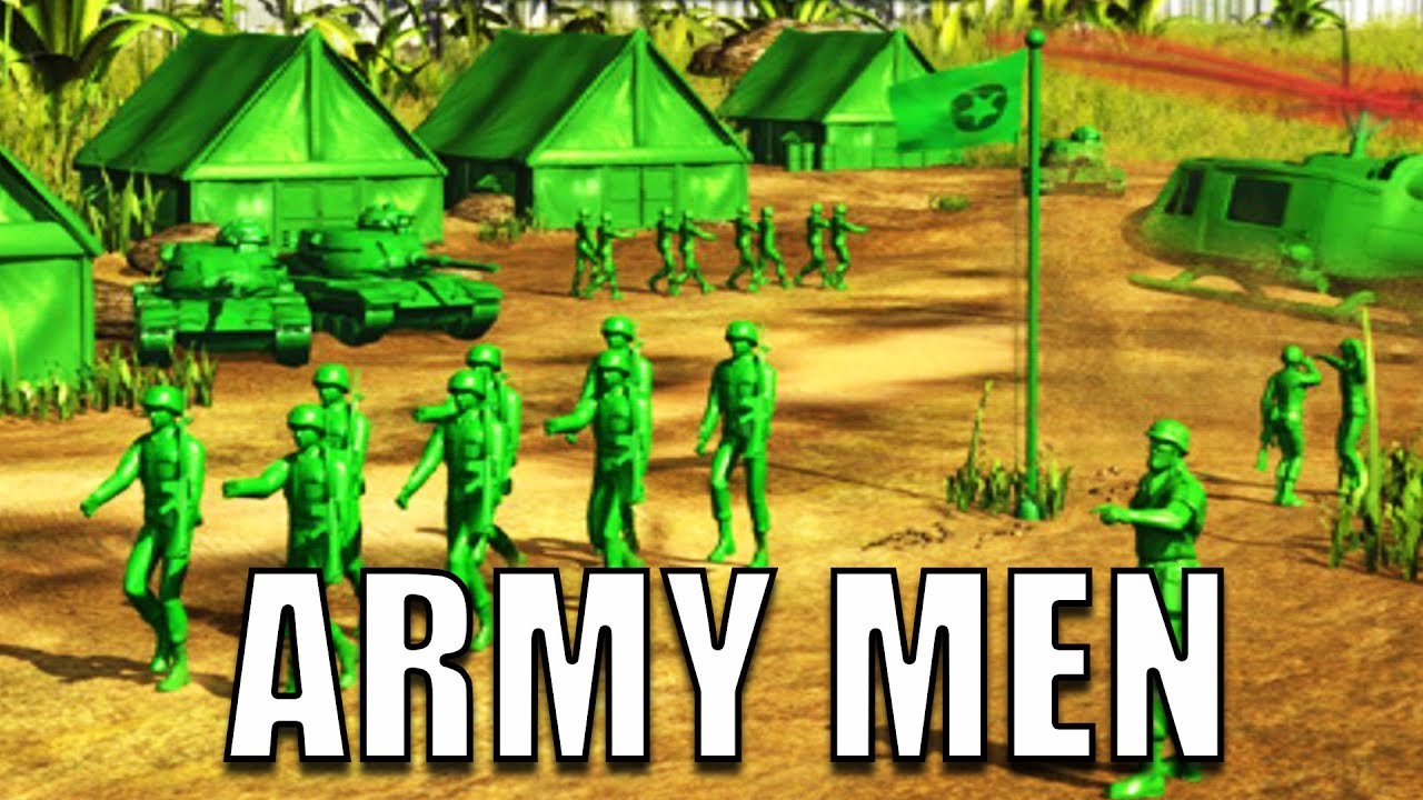 ARMY MEN Game!  Plastic Green Army Men Battle Simulator! (Army Men RTS Gameplay - TBT Ep. 1)