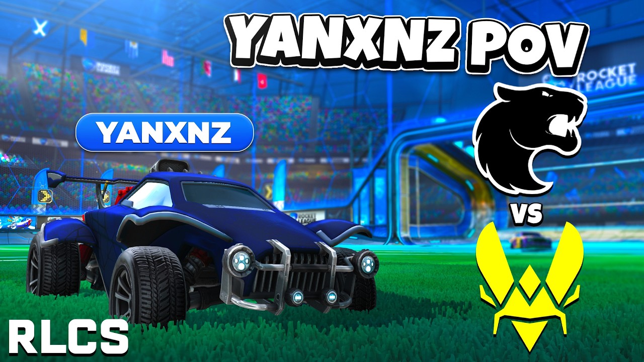 YANXNZ POV - FURIA vs Vitality - QUARTER FINAL - RLCS 2024 - Major 2: London