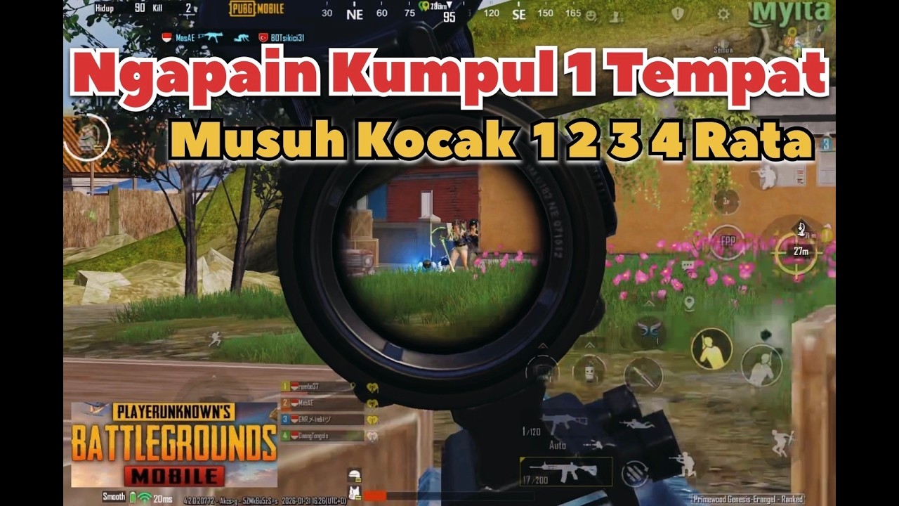 MPV 23 KILLS SENDIRI, ERANGEL || PUBGMOBILE