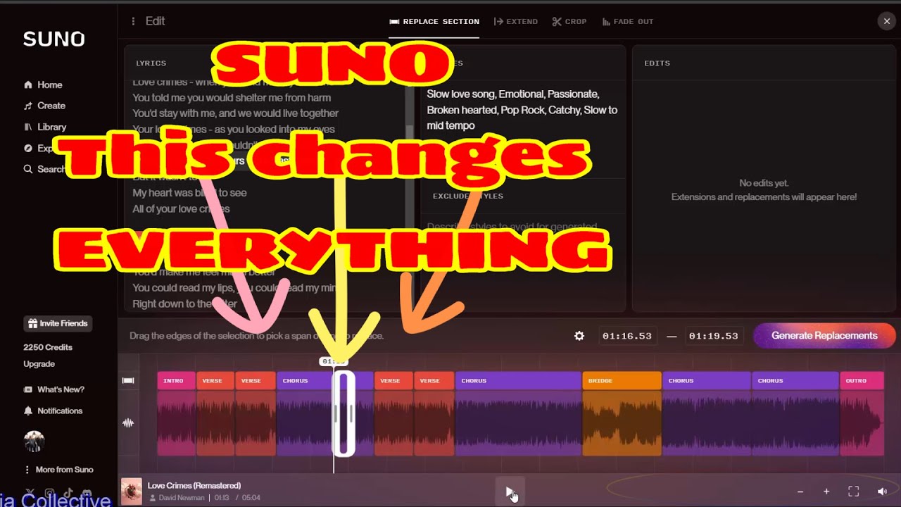Remaster and Replace with Suno