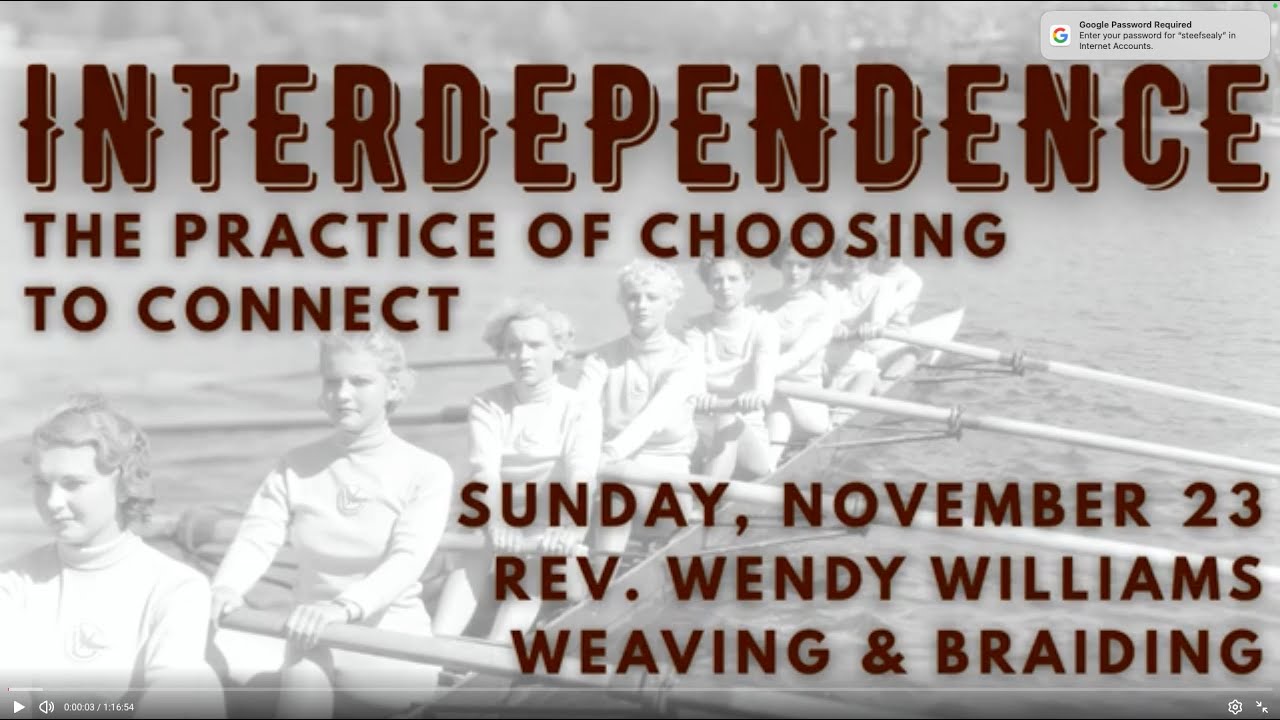 Rev. Wendy Williams, Weaving and Braiding.