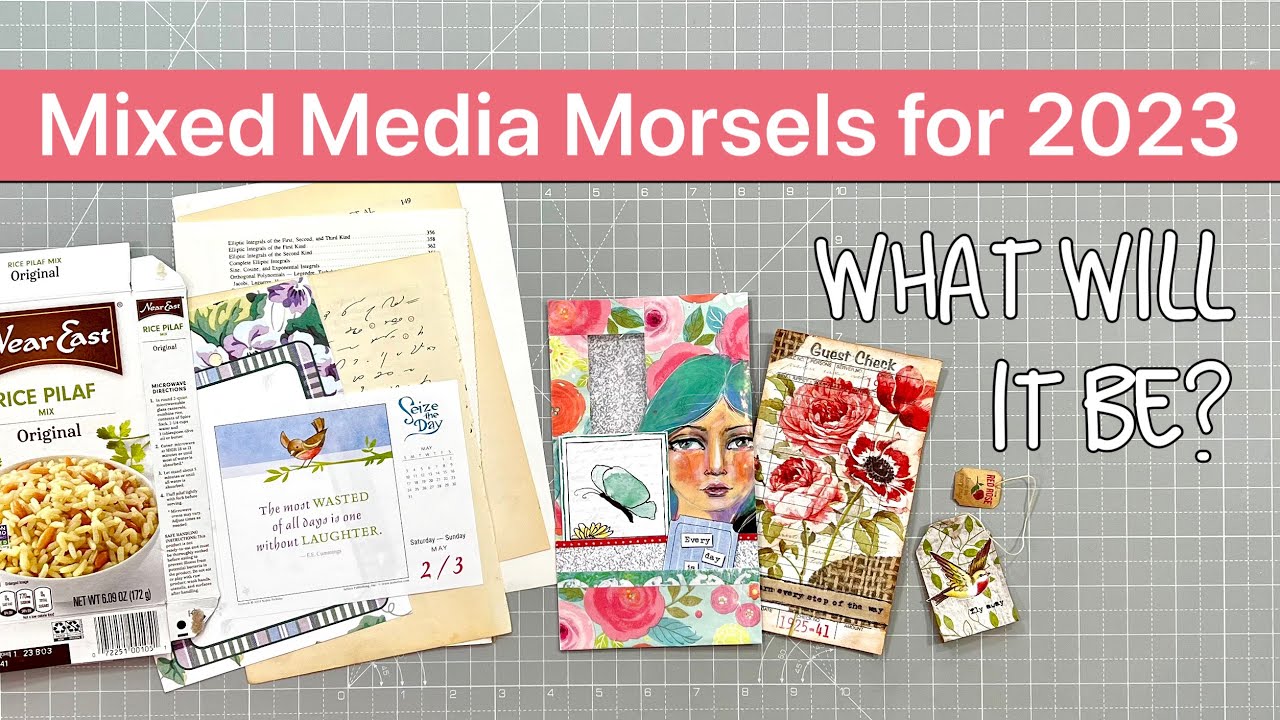 Mixed Media Morsels 2023 MISFIT MAKEOVERS + New Etsy Item [SOLD, THANK YOU] ❤️ #mmmmisfitmakeovers