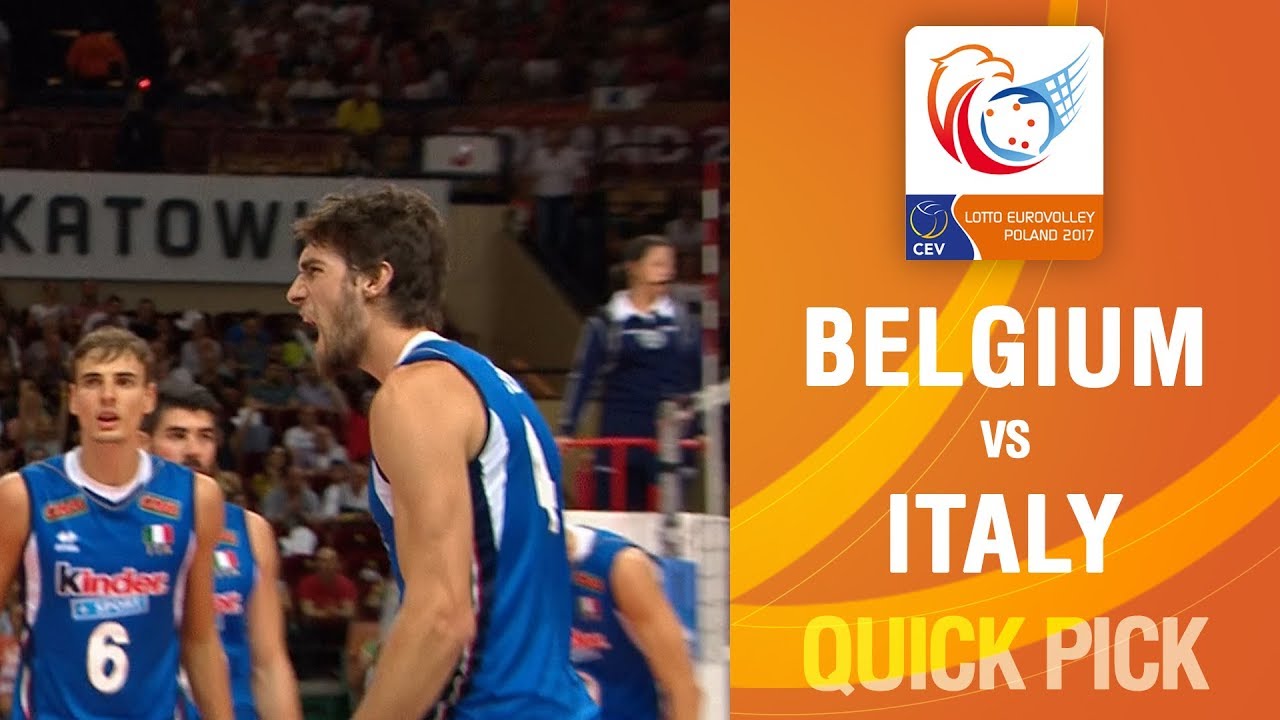 Luca Vettori ends an impressive rally | LOTTO EUROVOLLEY POLAND 2017