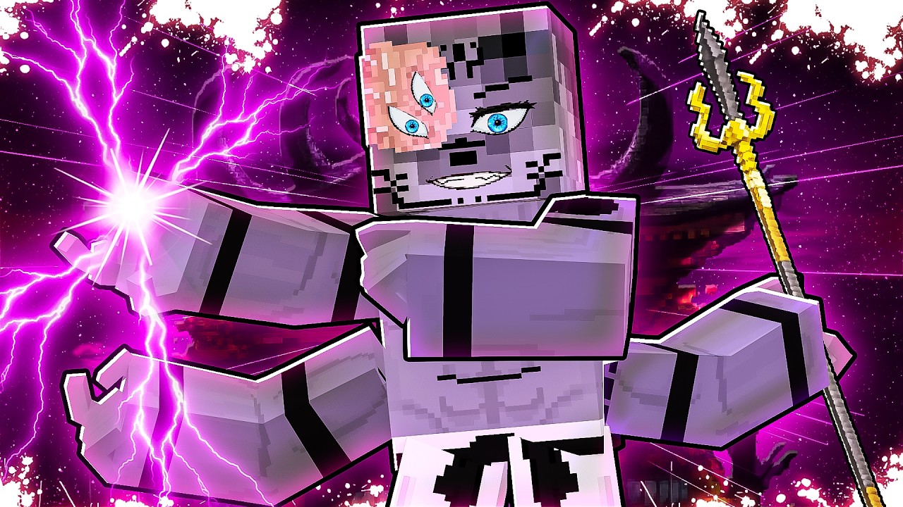 A FUS&Atilde;O DE GOJO E SUKUNA NO JUJUTSU GUERRA NO MINECRAFT