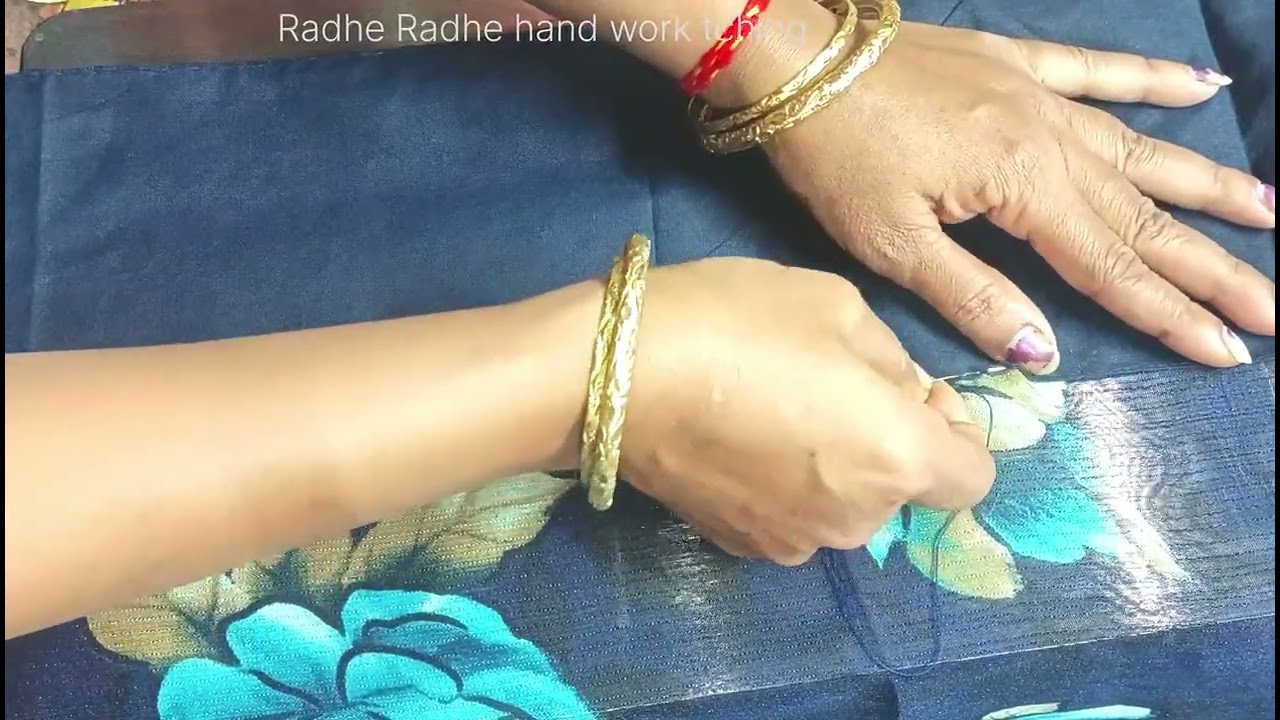 साड़ी की फल्स बैठने का सबसे आसन तरीका 👌