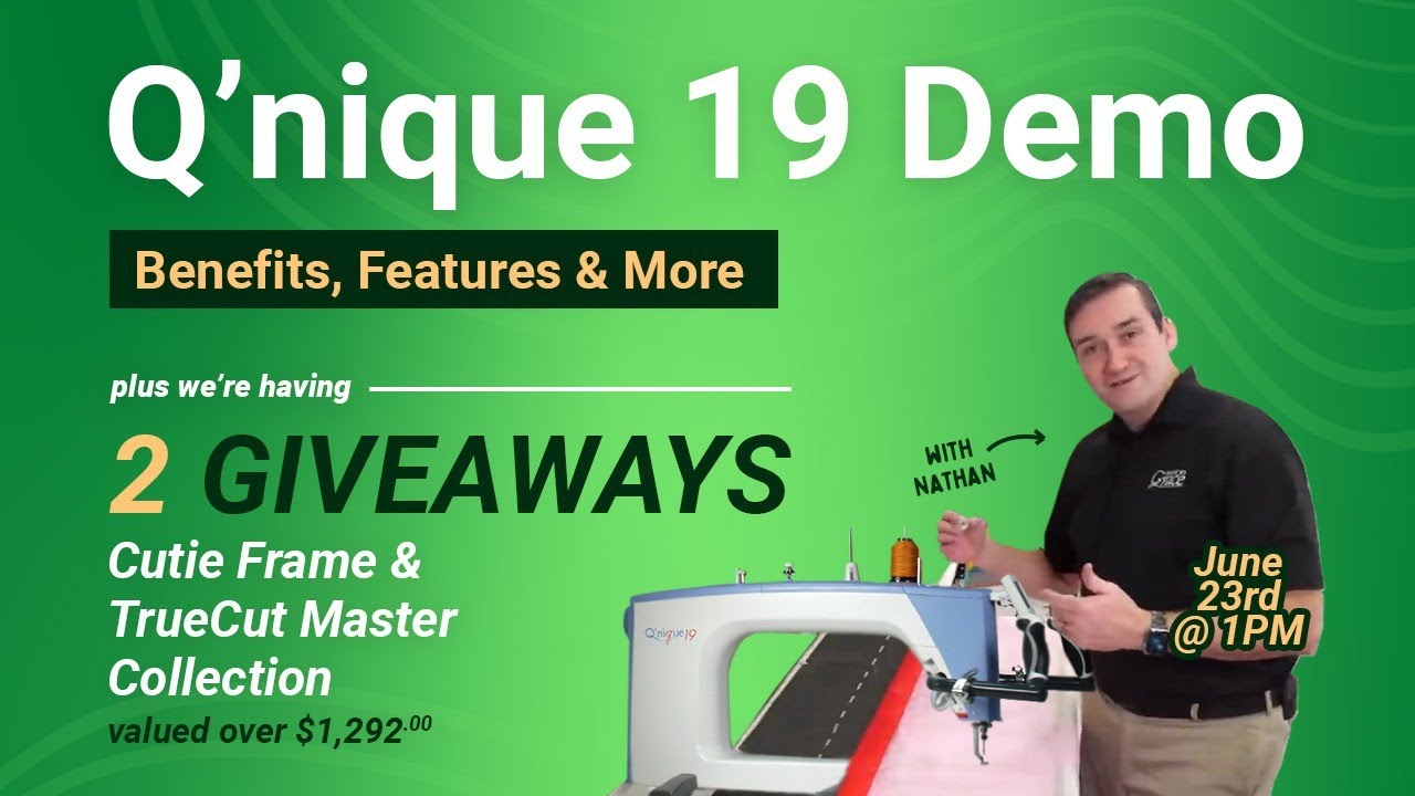Exploring the Q’nique 19 Longarm Quilting Machine