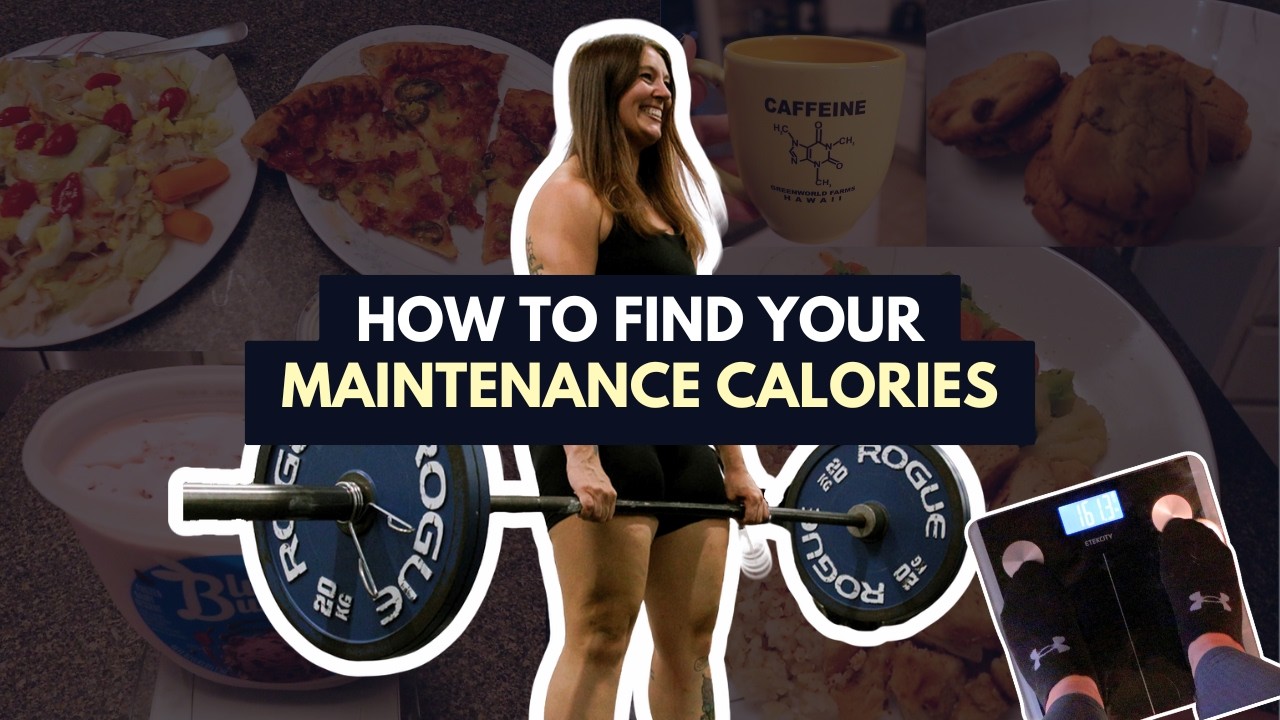 Follow Along with Me to Find My MAINTENANCE Calories | How to Find your TDEE + What I Eat in a Week