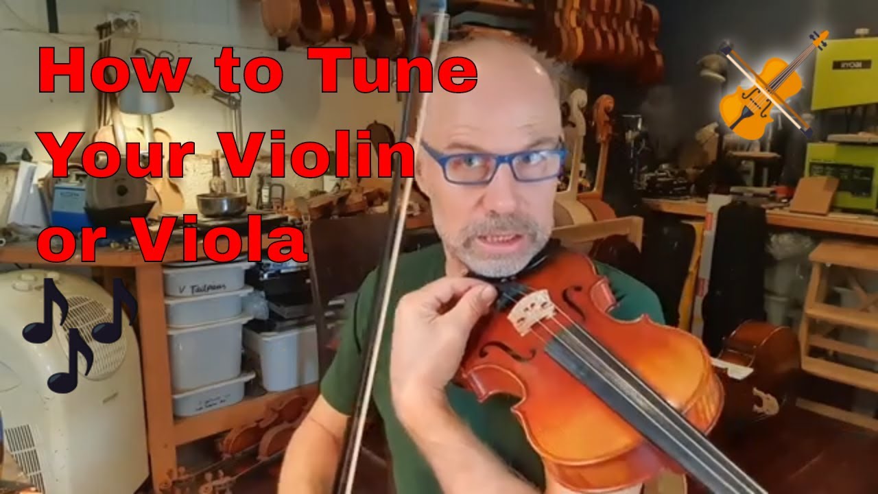 How to tune your violin or viola the right way