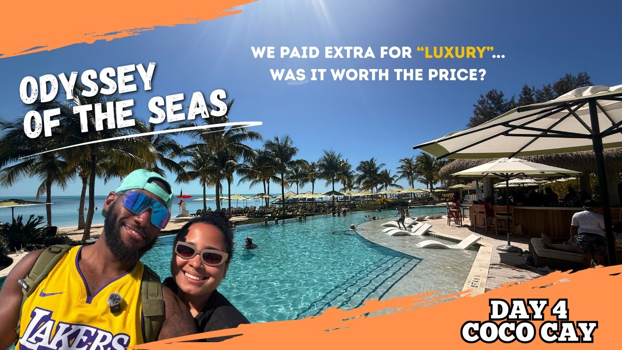 Trying the new Coco Beach Club at CocoCay | Odyssey of the Seas Day 4 | Perfect Day at CocoCay