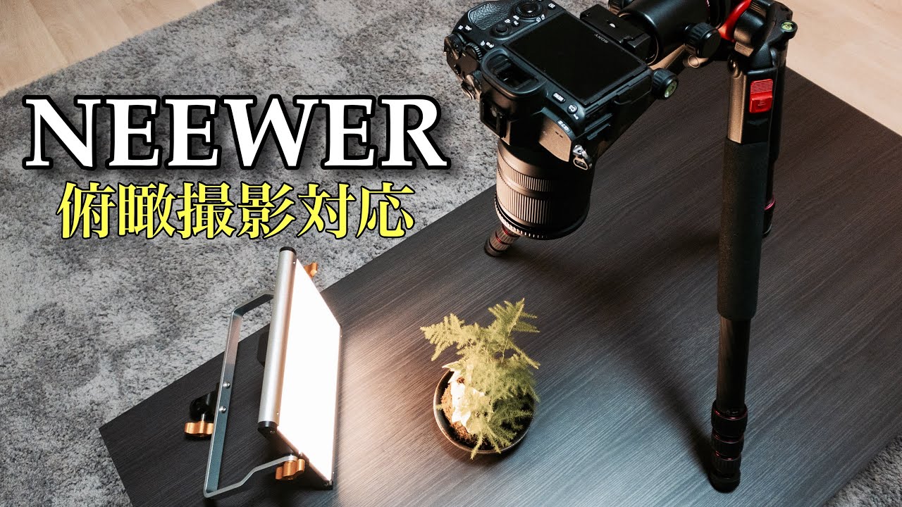 【真上からの撮影】俯瞰撮影　NEEWER コスパ抜群の三脚を紹介します。