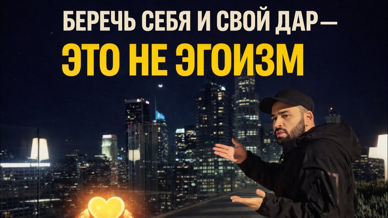 Беречь себя и свой дар - это не эгоизм 