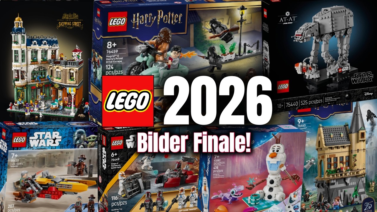 Starke Kontraste: Alle LEGO Set Bilder für 2026! | Übersicht Teil 3/3!