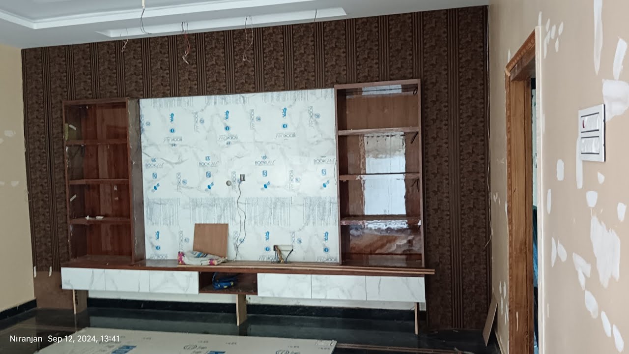 Partition TV unit #sharmajimadhavfurniture #partition #tvunit #interior #interiordesign #carpenter 