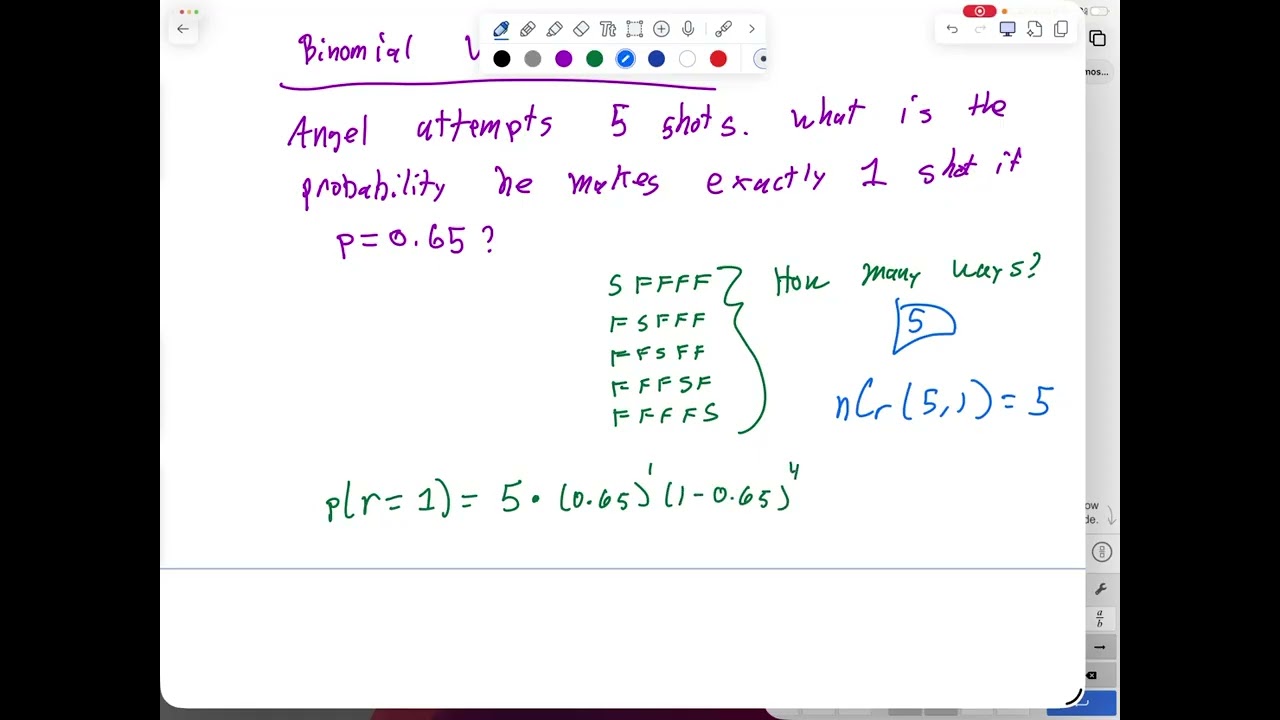 Stat Lecture 03-09-26 (8.3 - Binomial Probability)