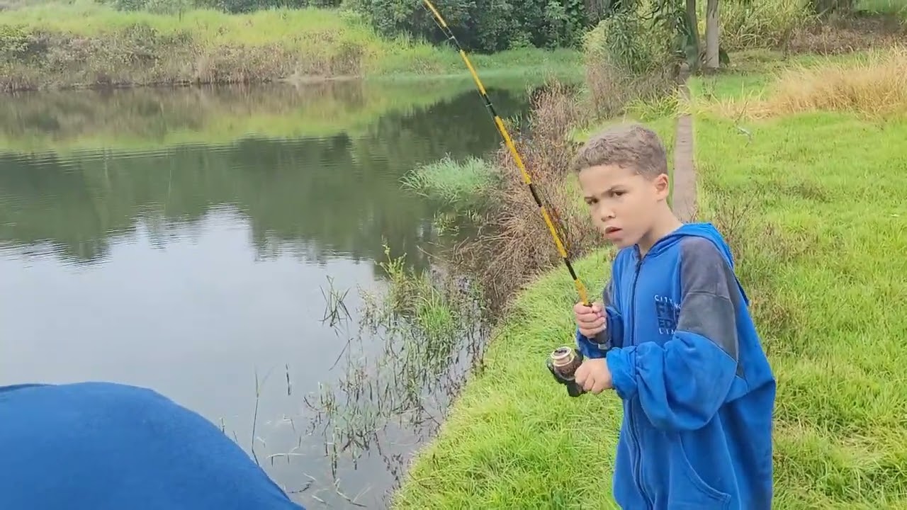 Dia de Pesca com meu pai e vovô. 