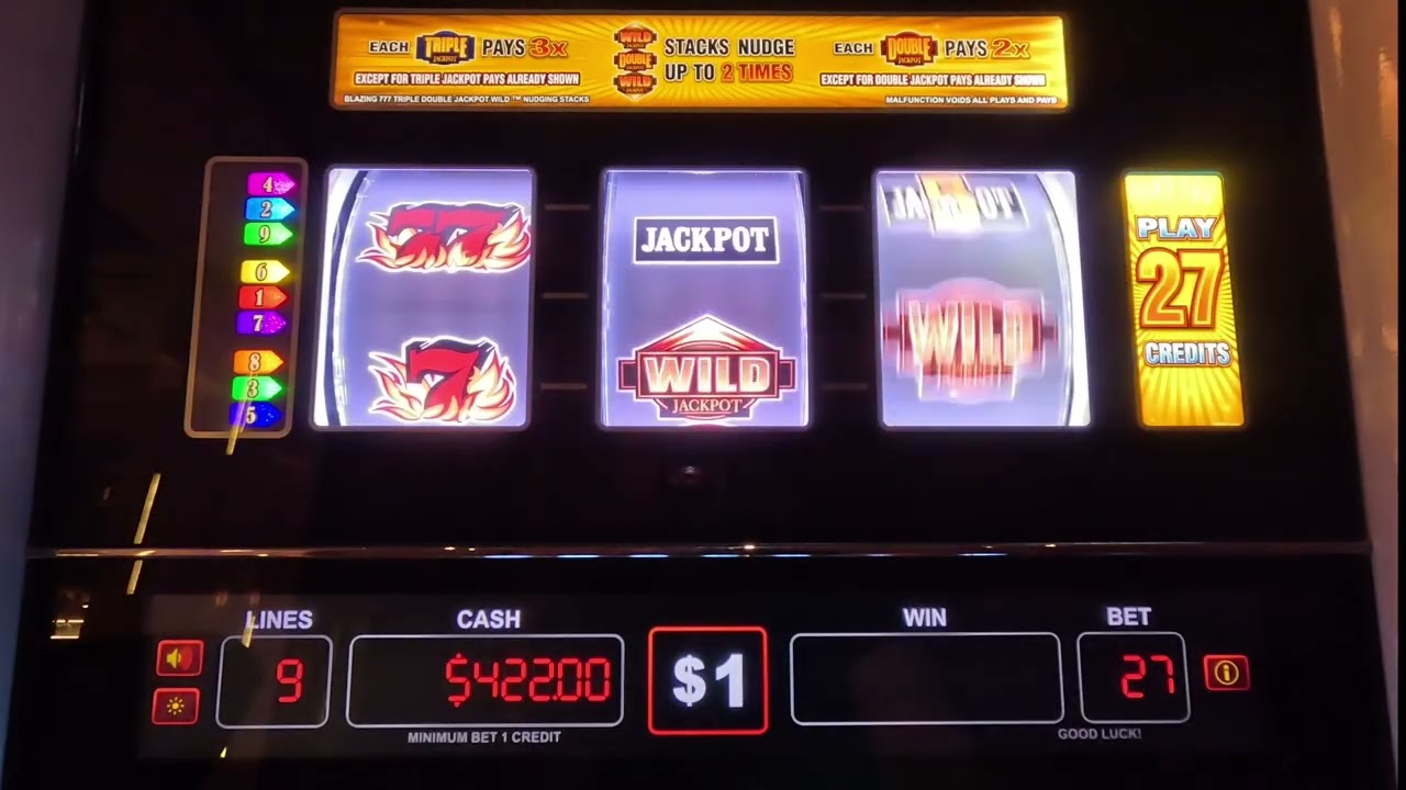 Triple 7 Blazing - Triple Double Jackpot Wild Nudging Stacks | High Limit Mouthful