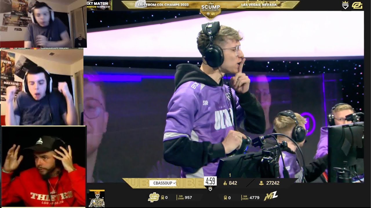 Nadeshot Rages After 100Thieves Lose - FT.  Scrappy's Trash Talk Interview COD CHAMPS 2023