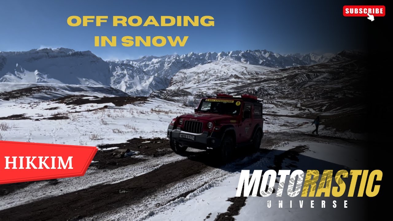 Day 1 in Kaza 🇮🇳 | Hikkim–Langza–Komic OFFROADING 🚙 Jimny vs Thar vs Gurkha vs Fortuner | Spiti