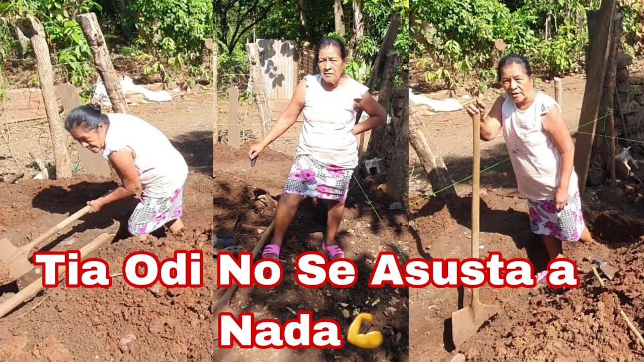 Tia ODI Agarro Su PALA Y Se Puso A TRABAJAR|Nos Demuestra Que No Le Tiene Miedo A Nada‼️