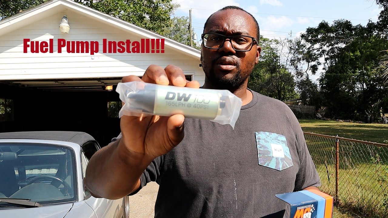 THE FUEL PUMP WENT OUT IN THE MIATA!!! (FUEL PUMP INSTALL)